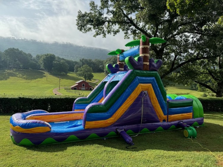 Obstacle Course Water Slide